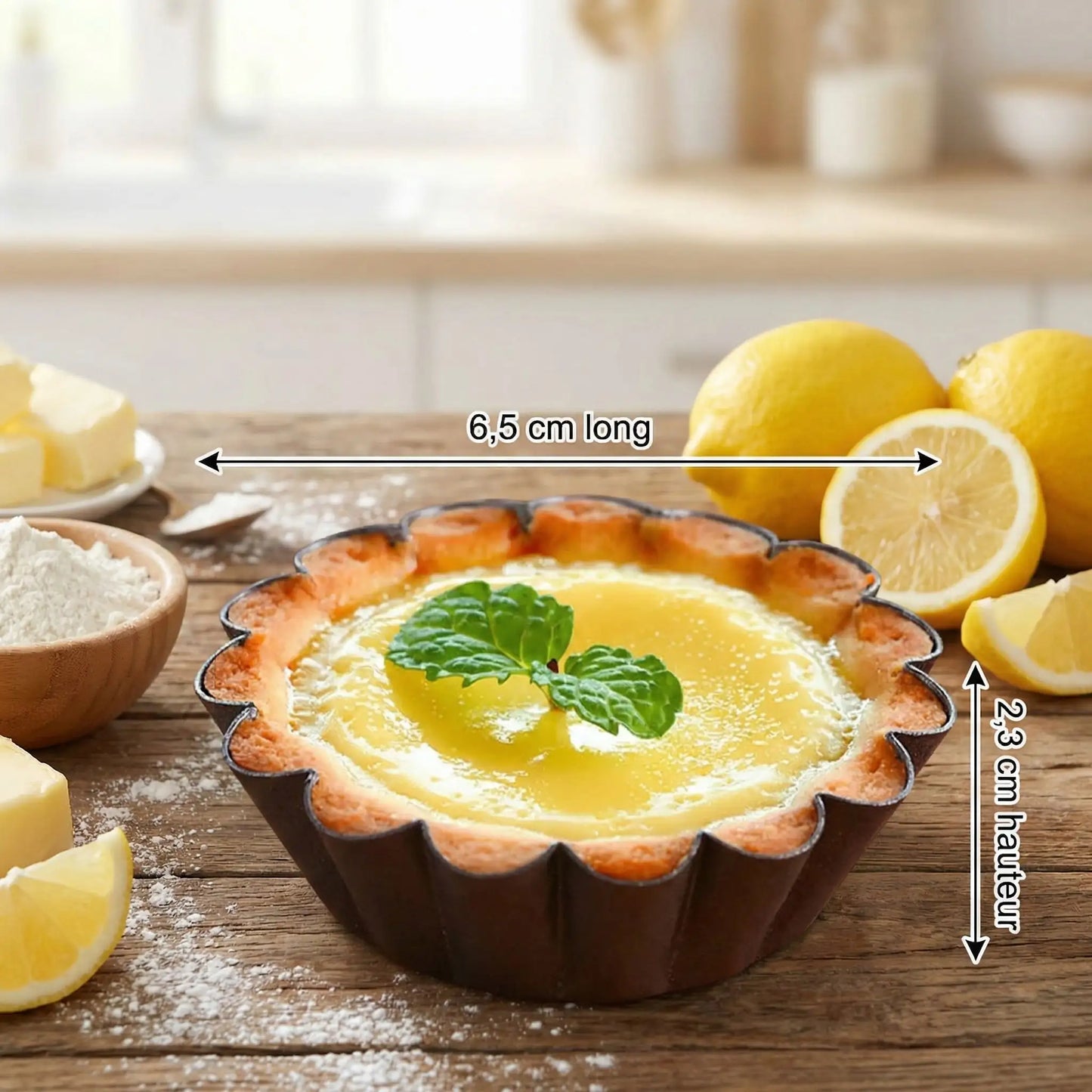 moule pour tartelette dimensions longueur hauteur
