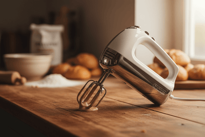 batteur-electrique-sur-plan-travail-en-bois