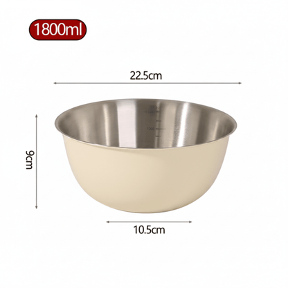 cul de poule creme dimension 22cm