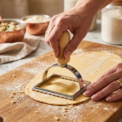 Emporte piece rectangle sur pate 