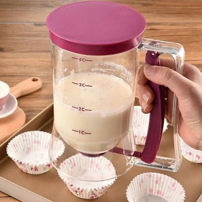 entonnoir a piston gradue vue de haut