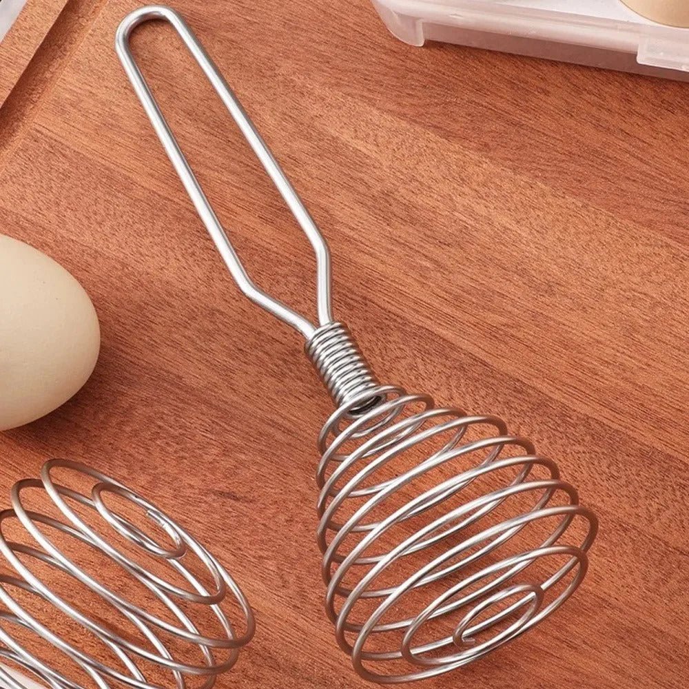 fouet patissier gros plan des spirales