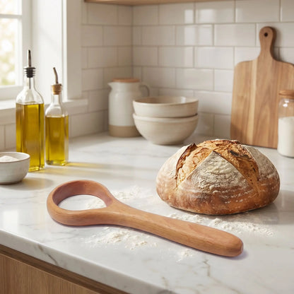 fouet patissier gros plan sur plan travail a cote miche