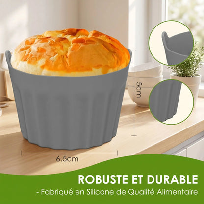 MOULE EN SILICONE | ANTIADHESIF CUPCAKES LOT DE 3