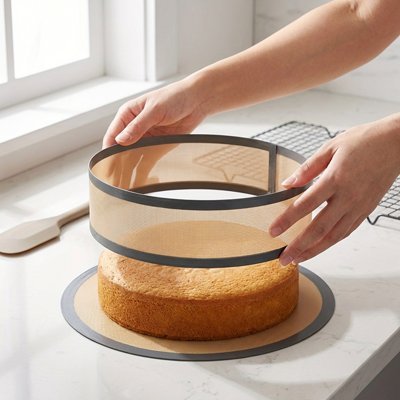 genoise-cuite-sur-tapis-silicone