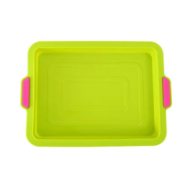 moule-a-gateau-en-silicoone-vert