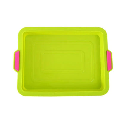 moule-a-gateau-en-silicoone-vert
