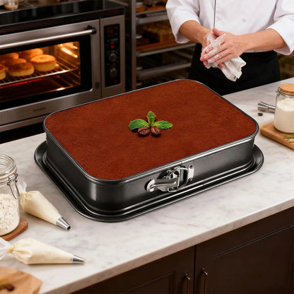 moule a gateau tiramisu sur plan travail poche douille a cote