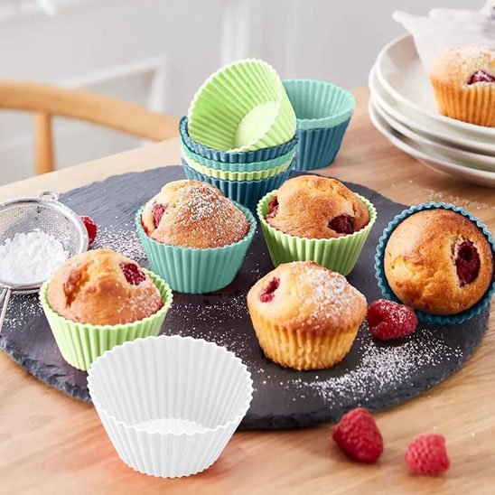Moule à muffin présentations des gateaux sortie du four