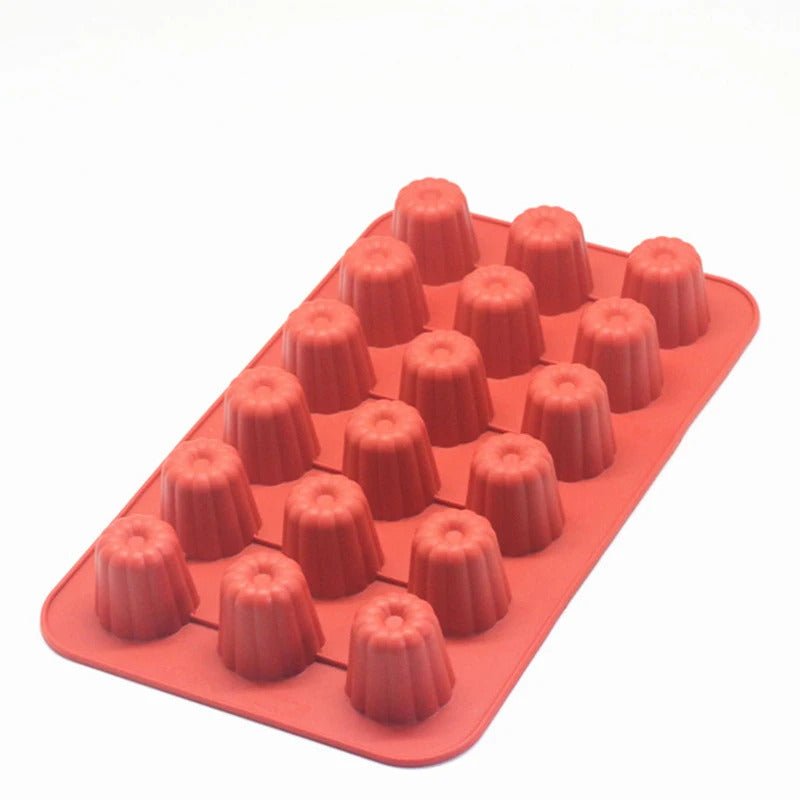 moule en silicone cannele 18 trous