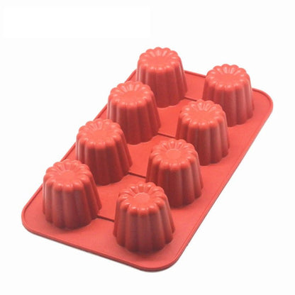 moule en silicone cannele 8 trous