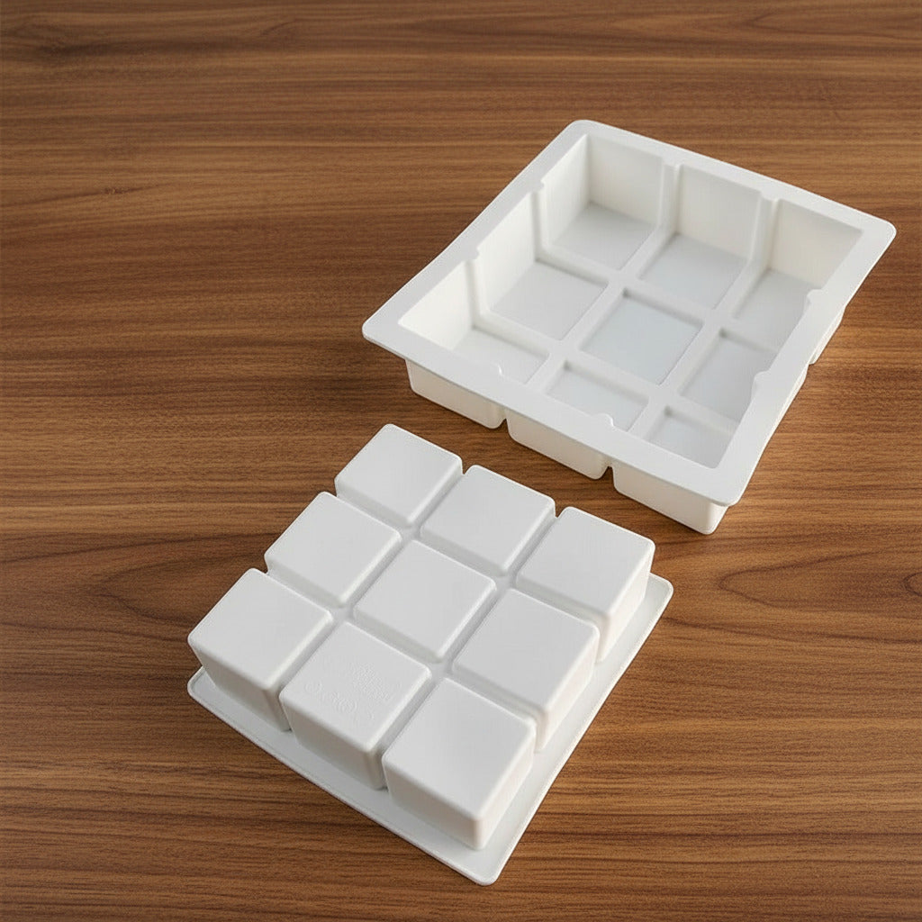 moule gateau silicone vue dessus et dessous