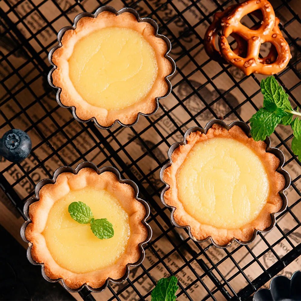 moule pour tartelette sur grille 3 tartelettes au citron