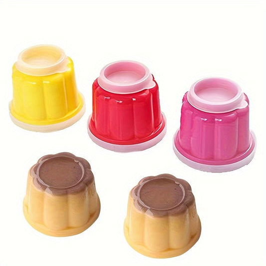 moule silicone flan 3 couleurs avec flan démoules