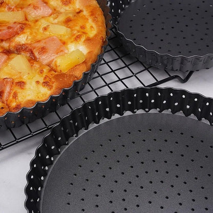 moule tarte. moule vide et 1 tarte