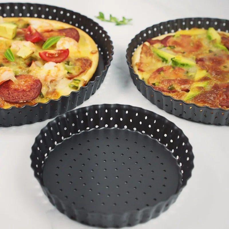 moule tarte perfore 2 moules avec tarte 1. moule vide