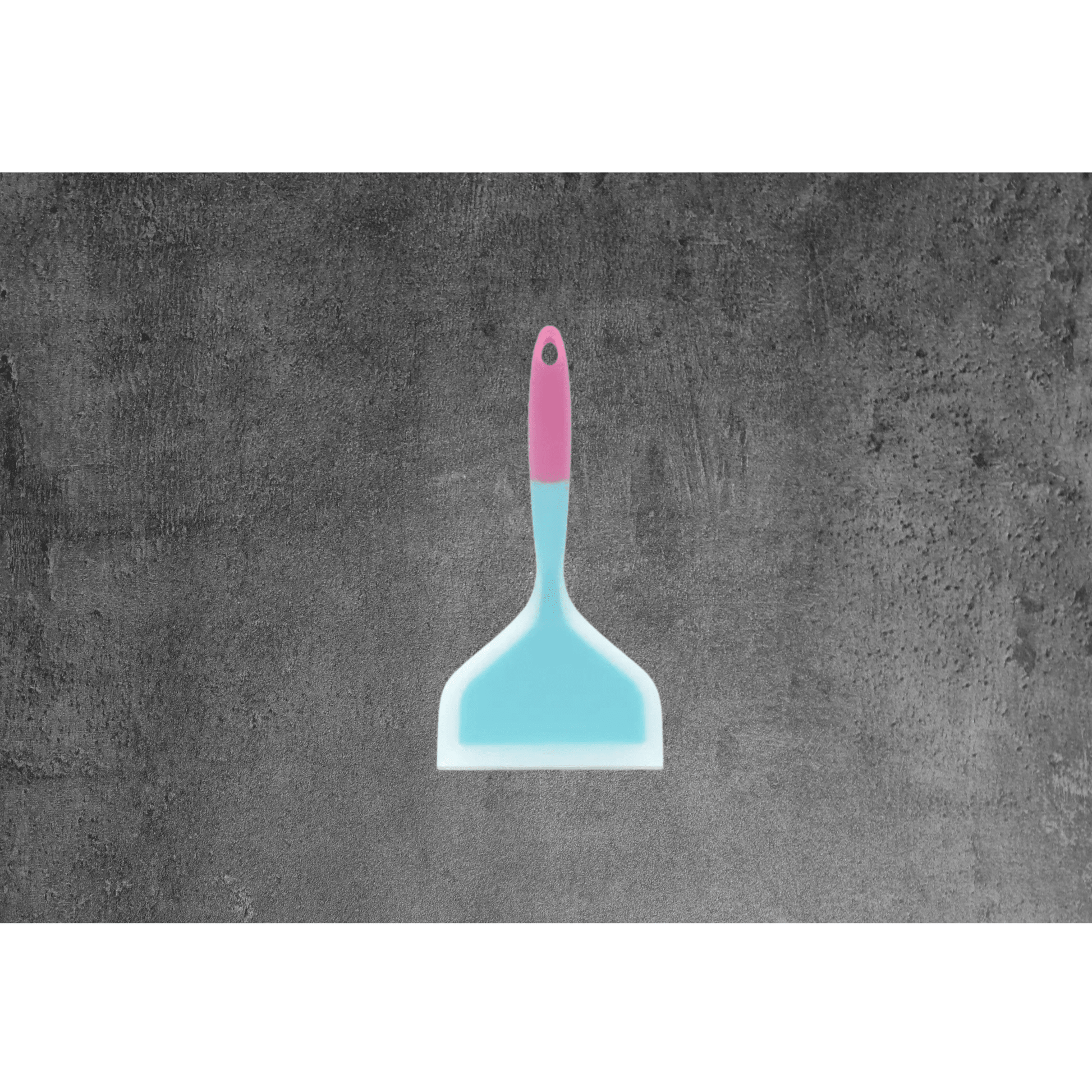 spatule silicone rose bleu