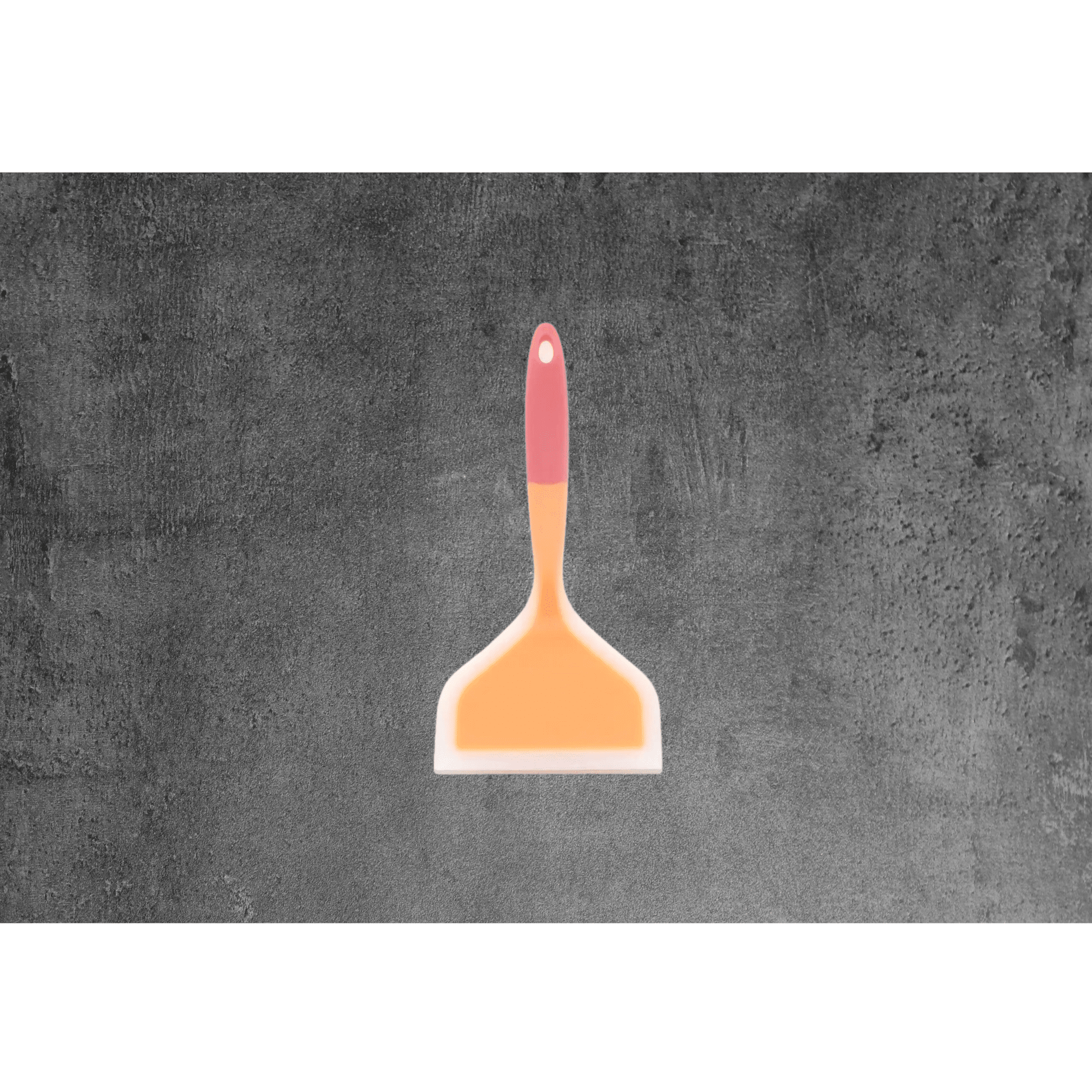 spatule silicone rose orange