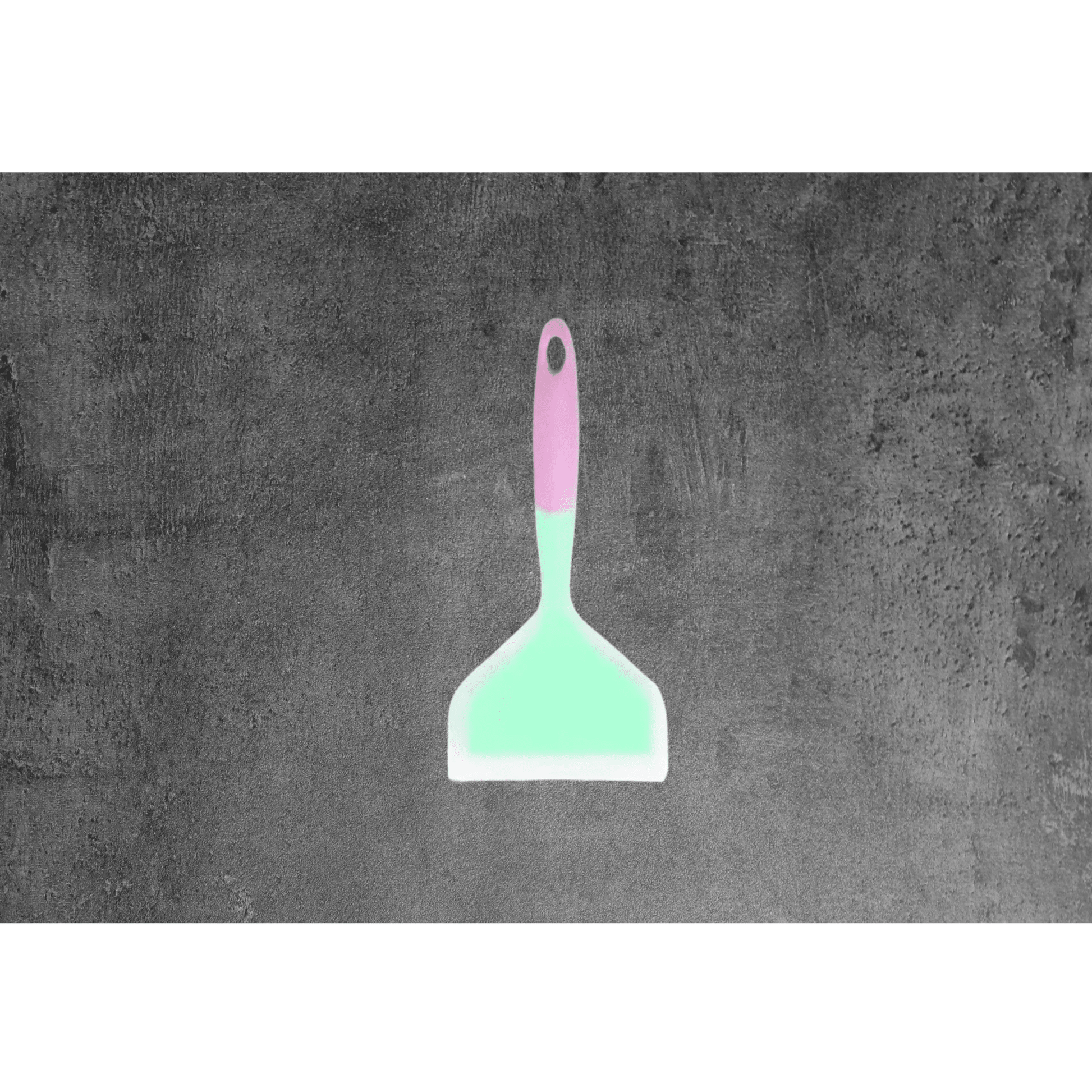 spatule silicone rose vert