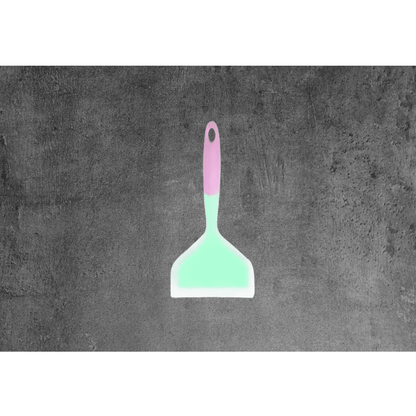 spatule silicone rose vert