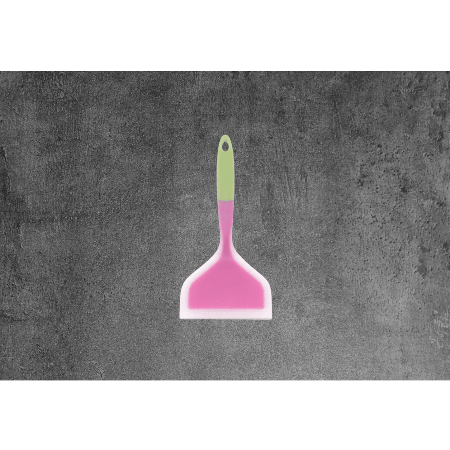 spatule silicone vert rose