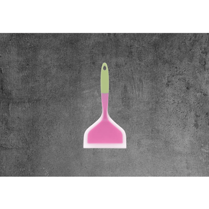spatule silicone vert rose